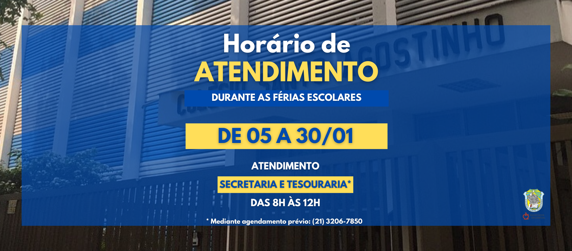 Horário de Atendimento Recesso Escolar Janeiro de 2024 (1920 x 834 px).png